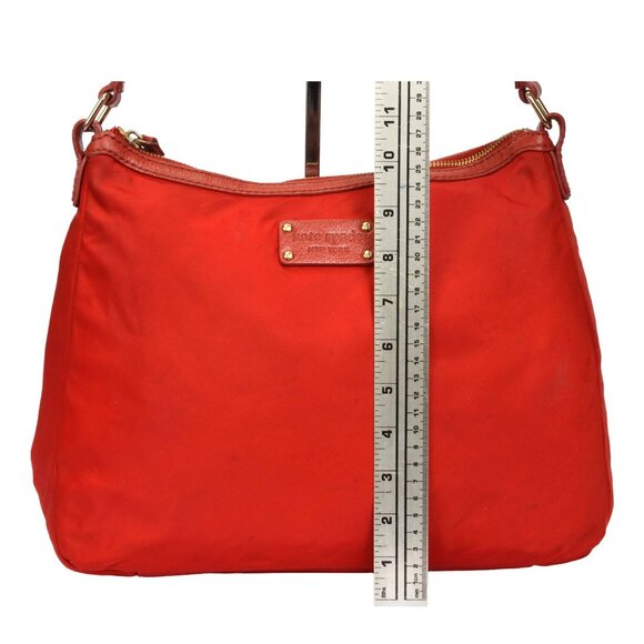 Kate Spade Red Nylon/Leather Trim Shoulder Bag - Picture 11 of 14